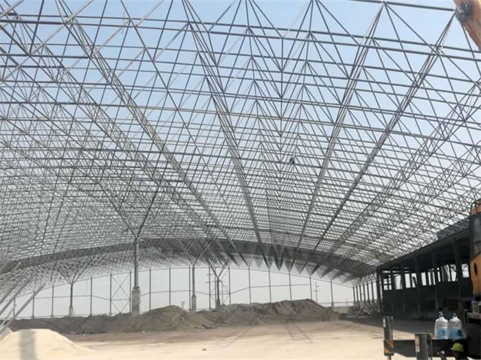 玉溪钢厂料仓网架工程
